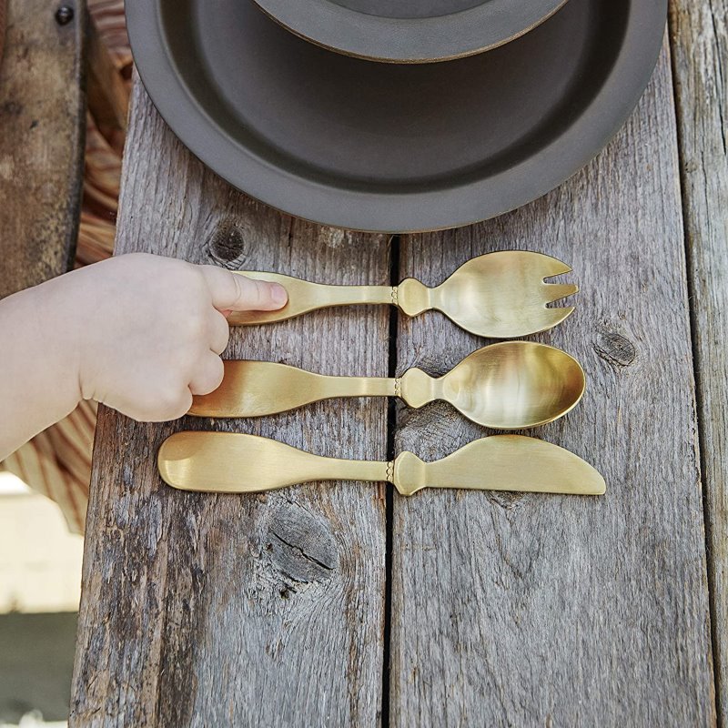 Elodie Details stainless steel children's cutlery set, 3 pieces