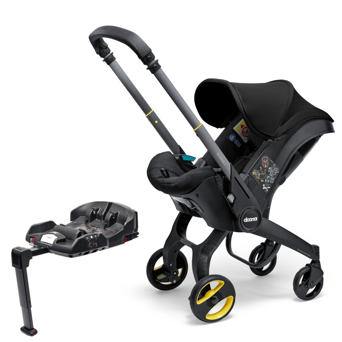 Doona i Babyschale/ Kinderwagen inkl. Doona i Isofix-Basis
