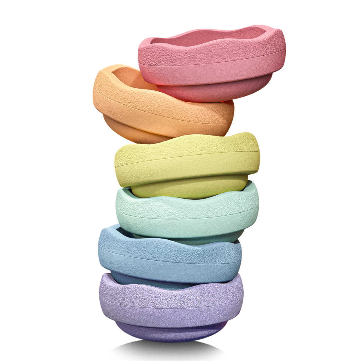 Stapelstein Mini Rainbow Pastel 6 pcs