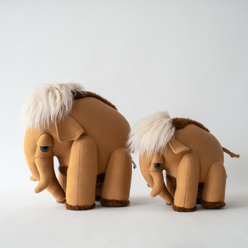 BigStuffed cuddly toy Mammoth