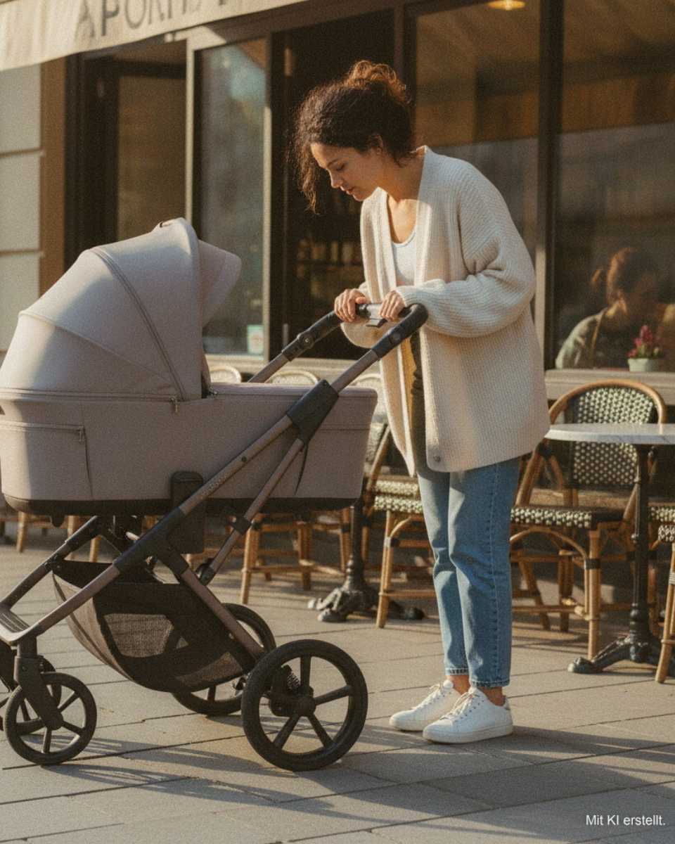 Moon Ciao Fold Kombikinderwagen mit faltbarer Babywanne