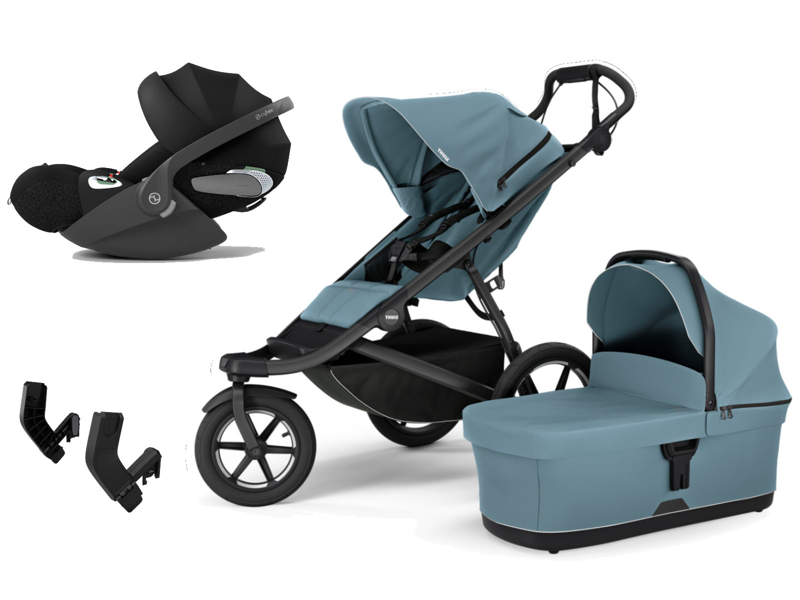 Thule Urban Glide 3 Stroller Set 3-in-1 incl. Cybex Cloud T i-Size Infant Car Seat
