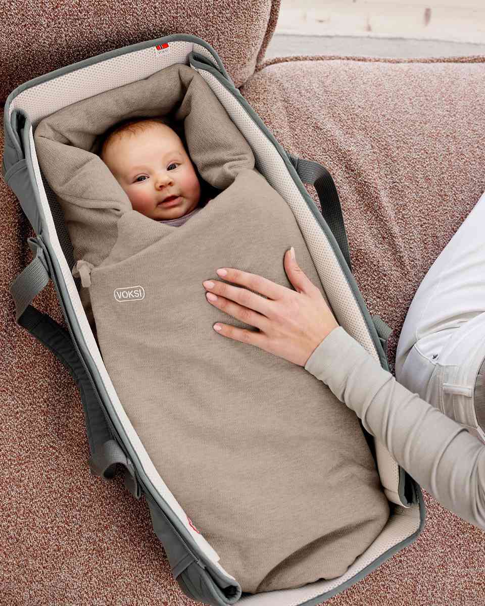 Voksi Wool Wrap Fußsack für Babys 0–6 Monate