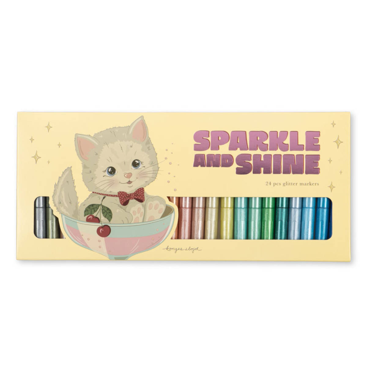 Konges Sløjd Glitzerstifte – 24er-Pack