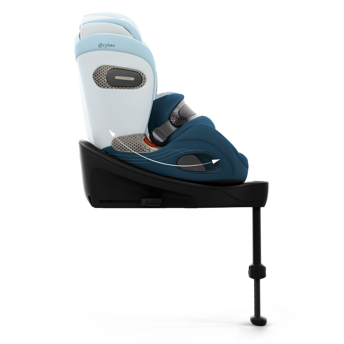 Cybex Anoris Si Airbag i-Size Car Seat (15 Months–7 Years) with Integrated ISOFIX Base