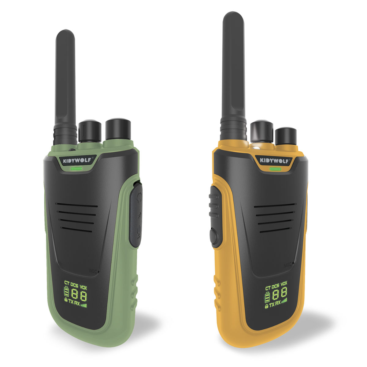 Kidywolf Kidytalk Walkie-Talkies with LED Flashlight
