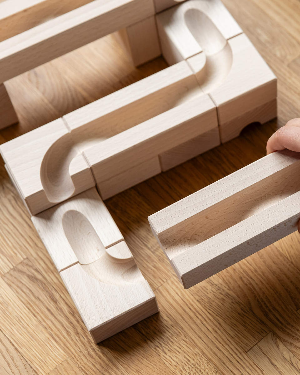 CUBORO Marble Run Extra Set – Expansion Sets in Various Versions