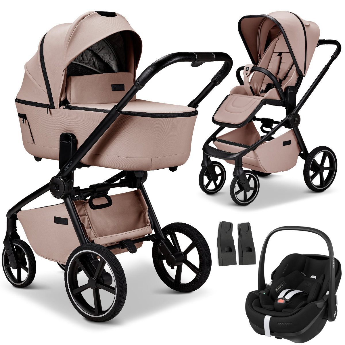 Moon ReSea 2.0 Kinderwagen Set 3 in 1 inkl. Maxi Cosi Pebble 360 Pro2 2026
