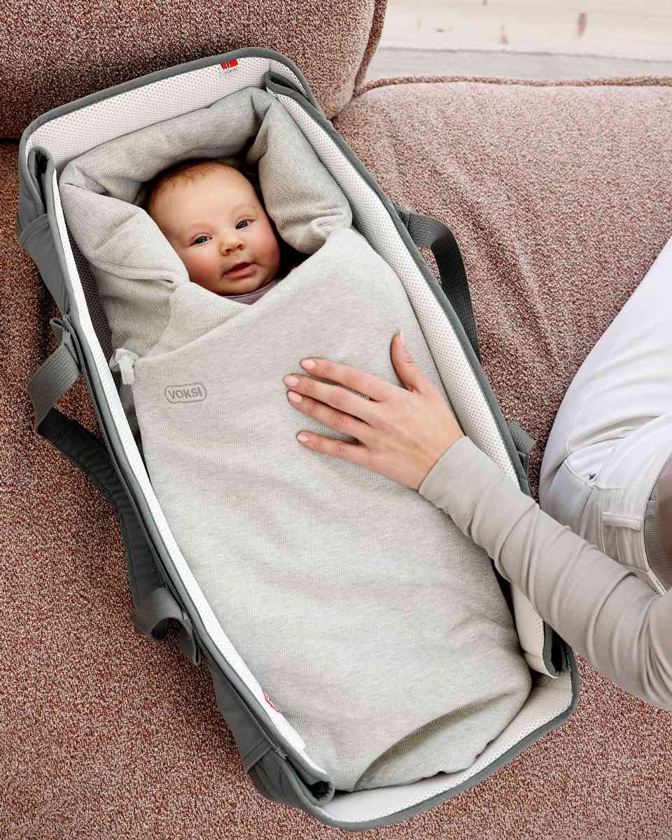 Voksi Wool Wrap Fußsack für Babys 0–6 Monate