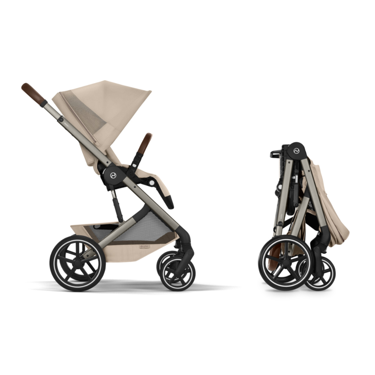 Cybex Balios S Lux Kombikinderwagen mit faltbarer Babywanne