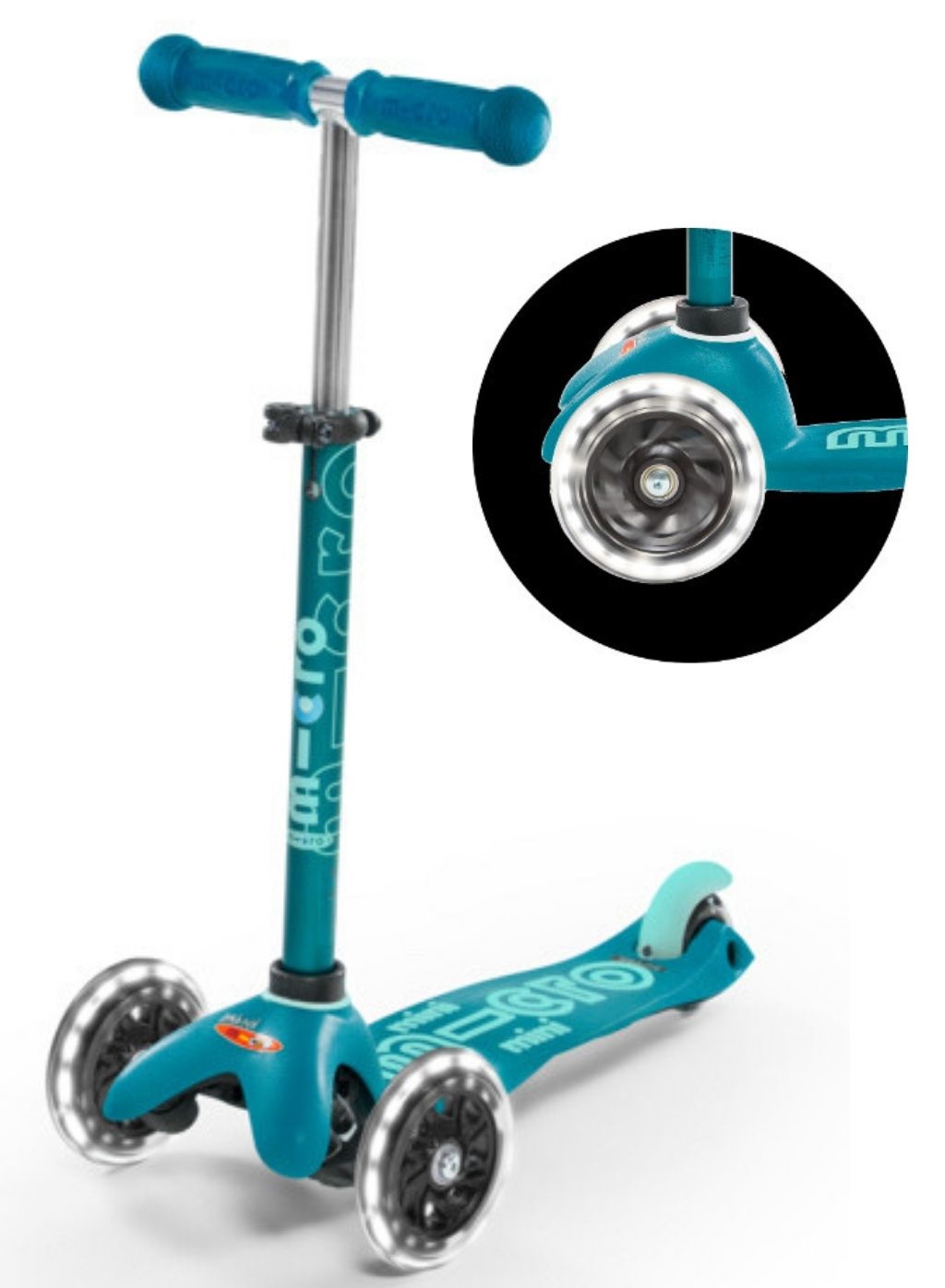 Mini Micro Deluxe Scooter with LED Wheels