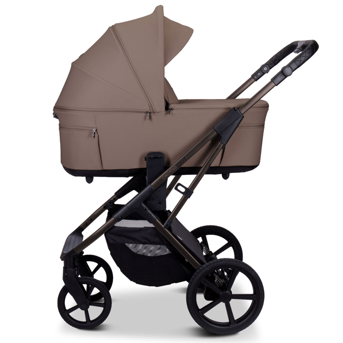 Moon Ciao Fold Kinderwagen Set 3 in 1 mit Nuna ARRA Flex i-Size Babyschale