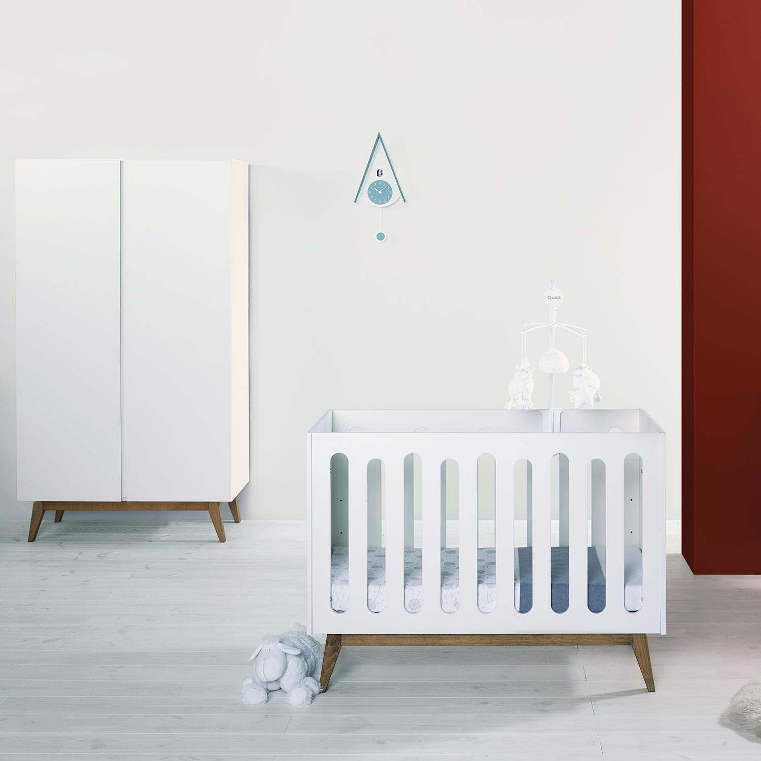 Quax Babybett Trendy Weiss 60 x 120 cm