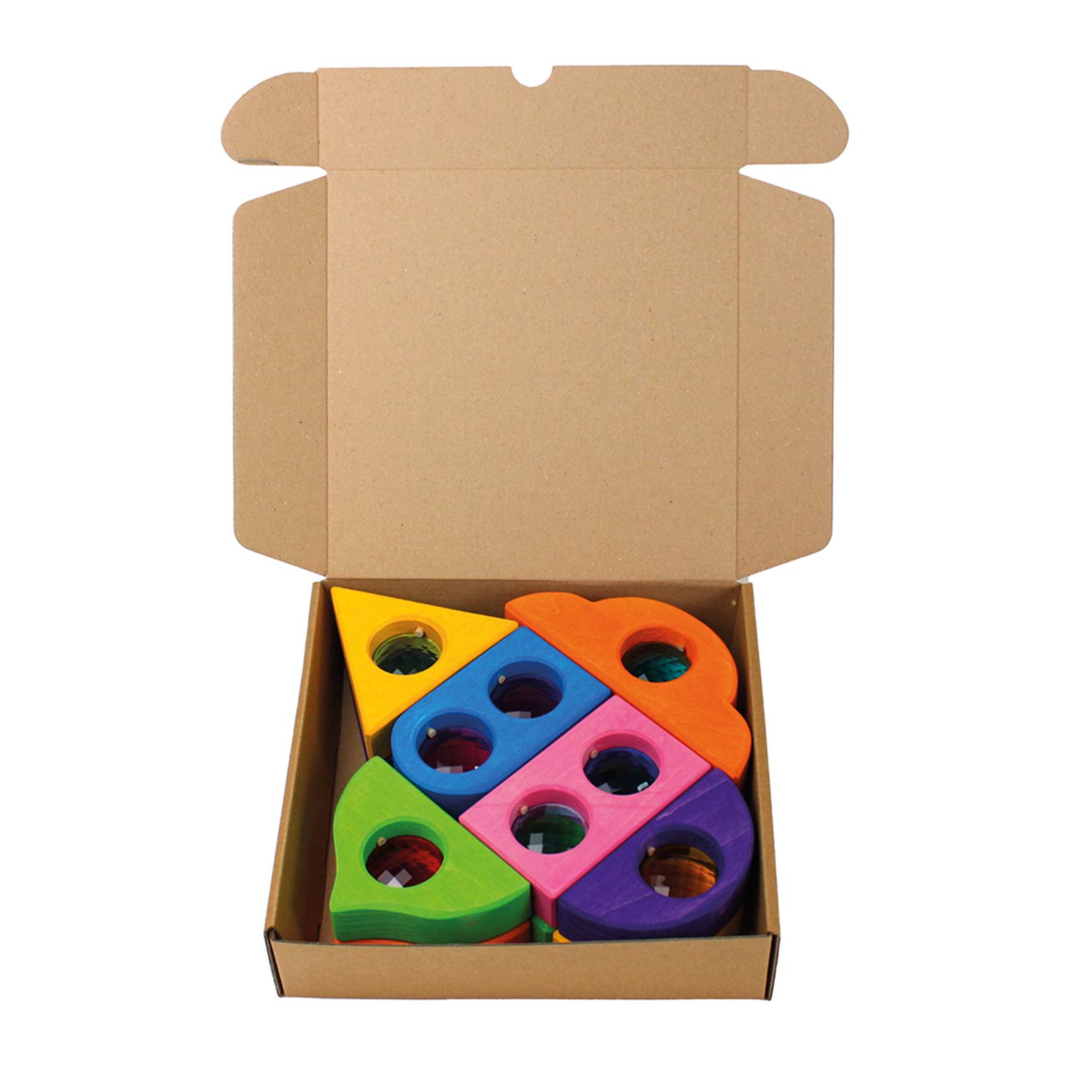 Bauspiel Sparkling Roofs 12-Piece Pastel