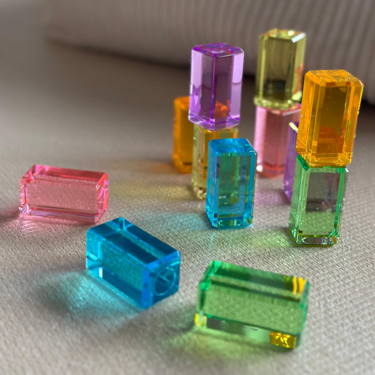 Bauspiel Pastel Lucent Blocks