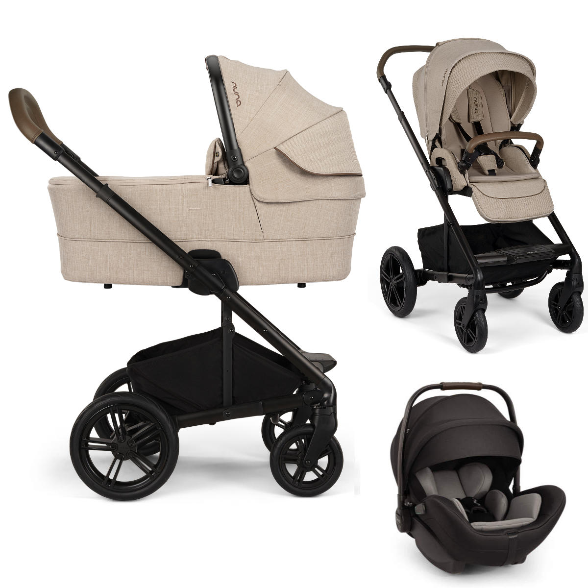 Nuna MIXX Next Stroller Set 3-in-1 incl. Nuna ARRA Flex i-Size Car Seat