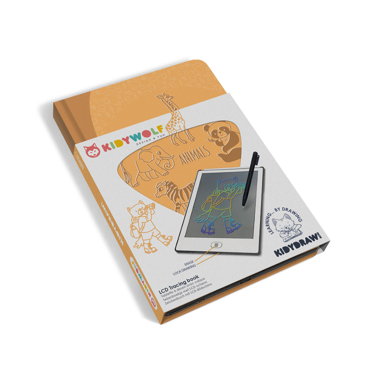 Kidywolf Kidydraw Mini Drawing Tablet – 30 Drawings