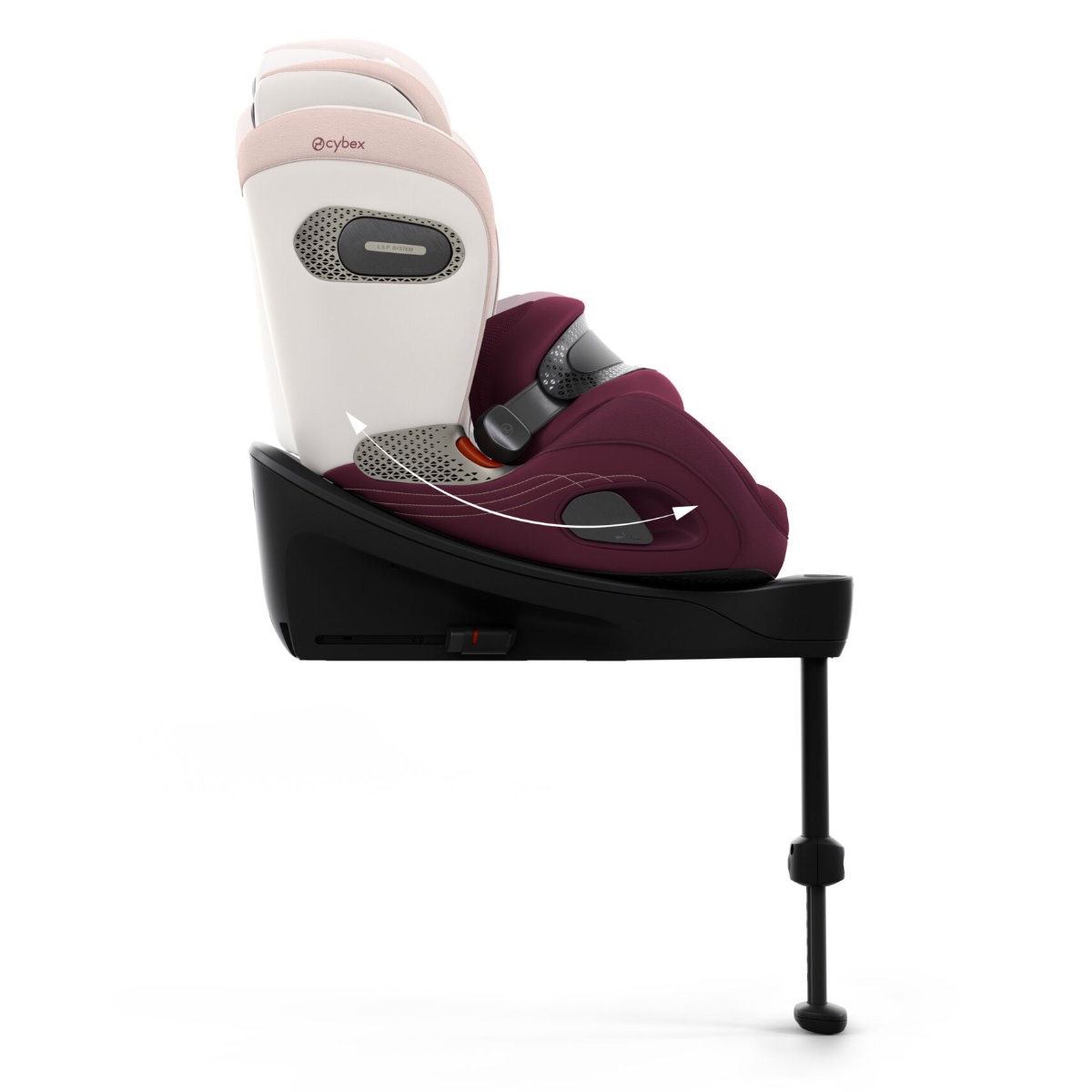Cybex Anoris Si Airbag i-Size Car Seat (15 Months–7 Years) with Integrated ISOFIX Base