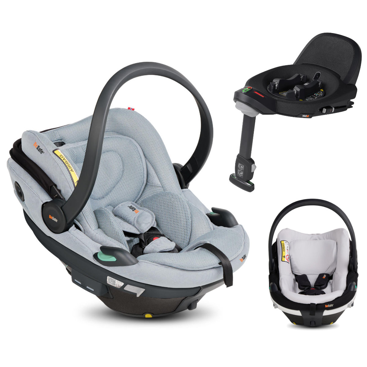 BeSafe Go Beyond² i-Size Infant Car Seat incl. Beyond ISOFIX Base + Free Summer Cover