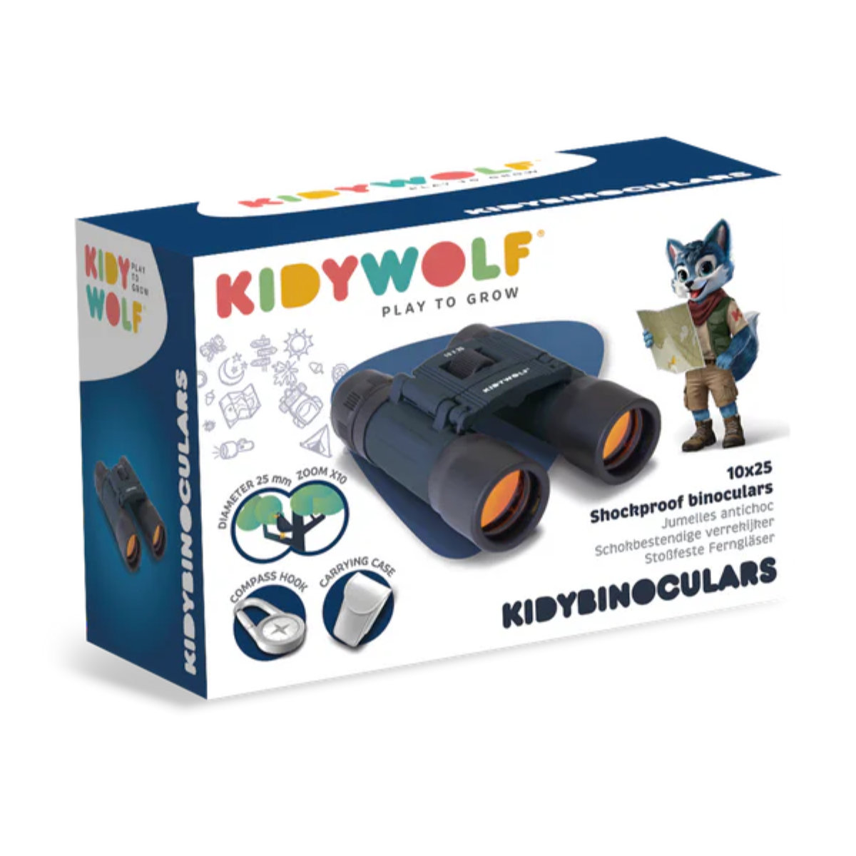 Kidywolf Shockproof Binoculars for Kids
