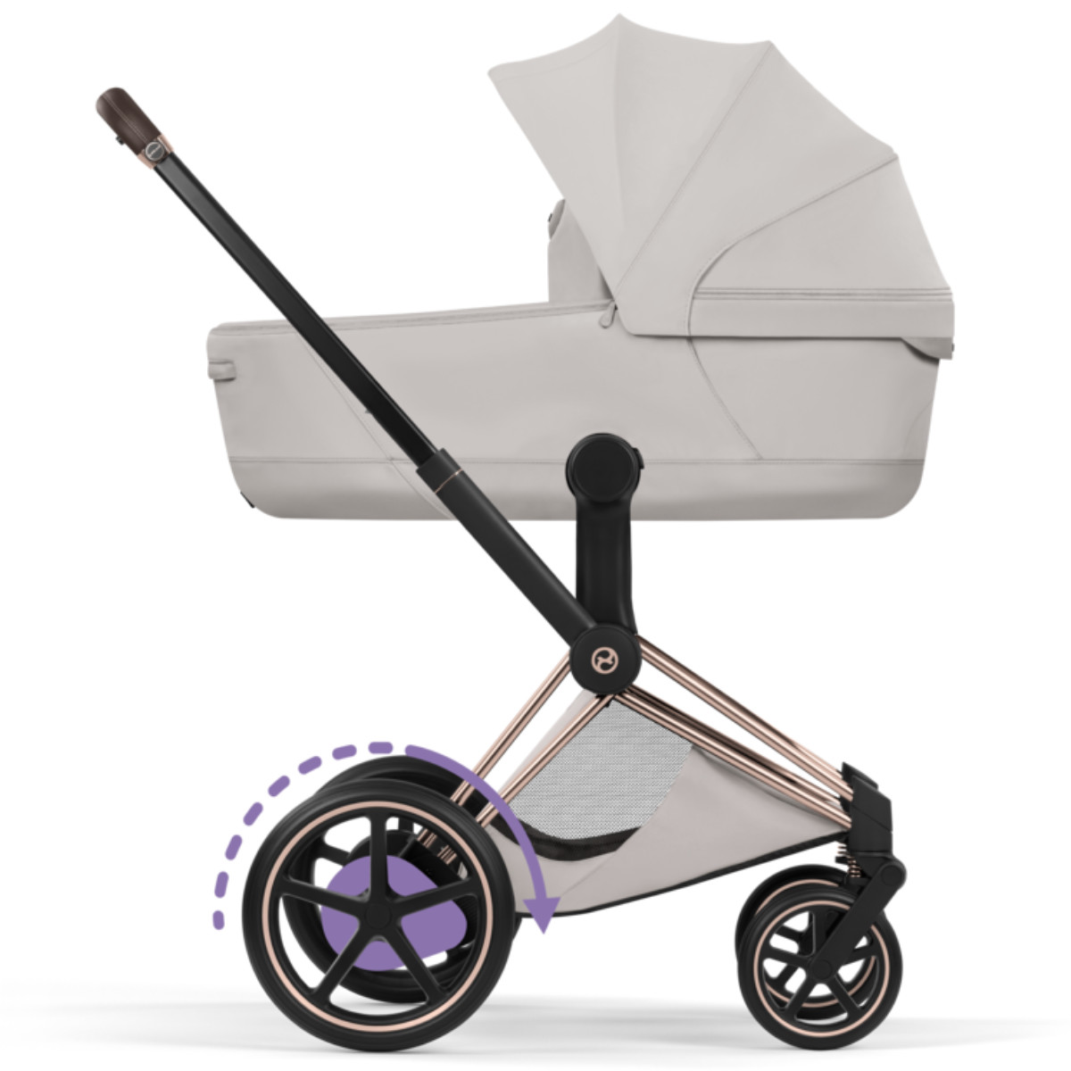 Cybex E-Priam 5 Style Stroller Set 3 in 1 incl. Cloud T i-Size Car Seat