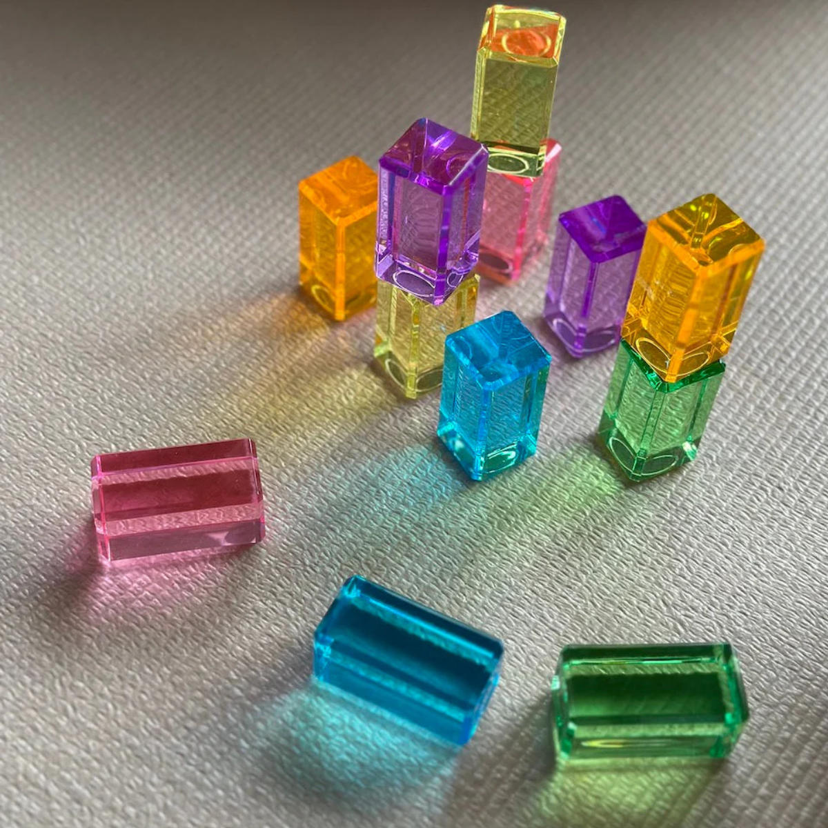 Bauspiel Pastel Lucent Blocks