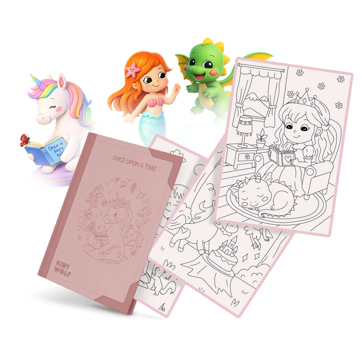 Kidywolf Refill Set for Kidydraw Pad