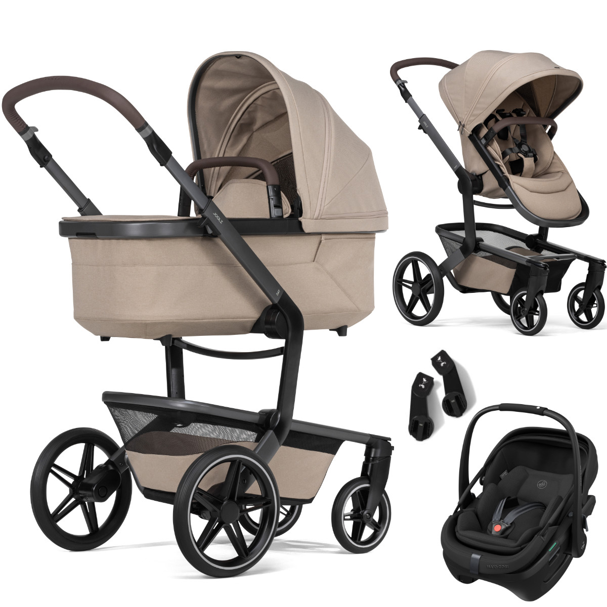Joolz Day5 Pram Set 3 in 1 Including Maxi Cosi-Coral Slide Pro