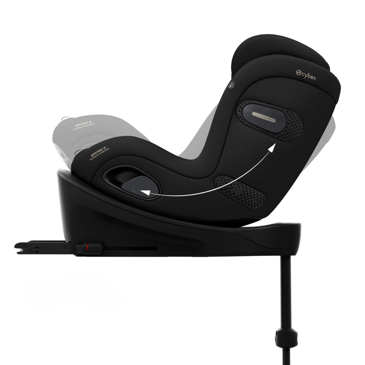 Cybex Sirona Si i-Size Car Seat (3 Months–4.5 Years) with integrated base