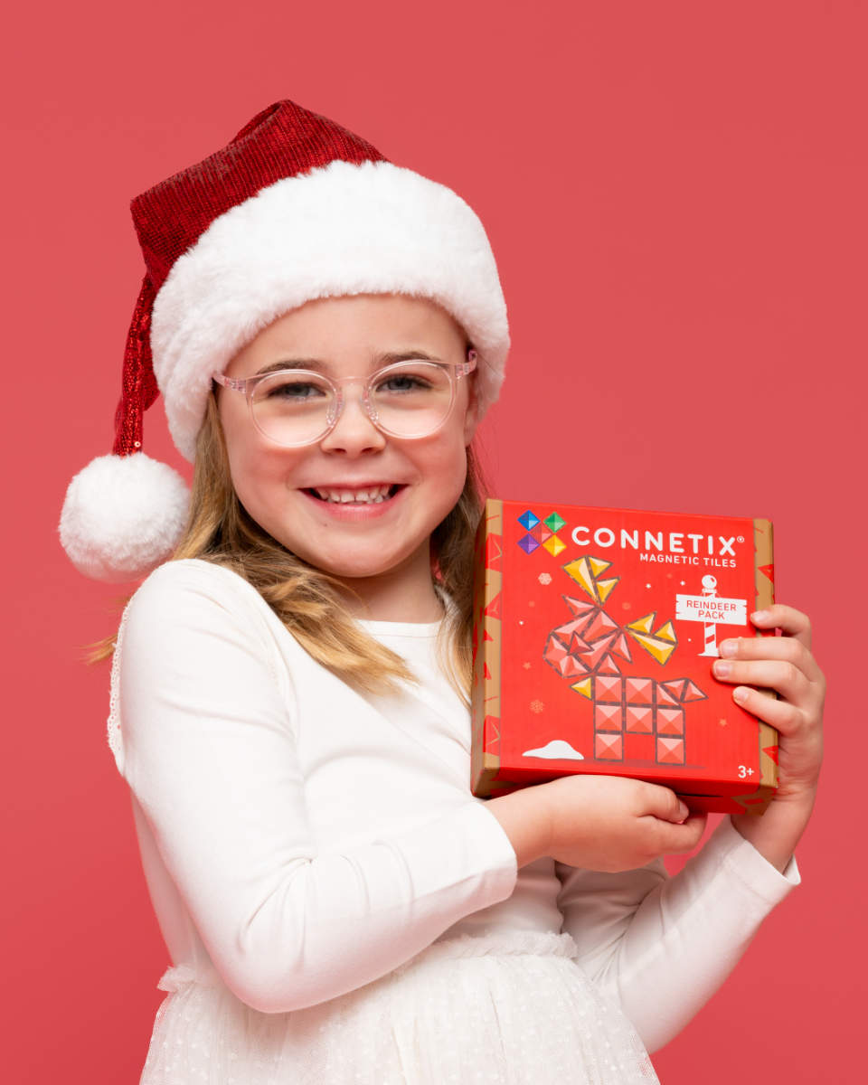 Connetix Magnetbausteine Weihnachts-Rentier-Set – 25 Teile