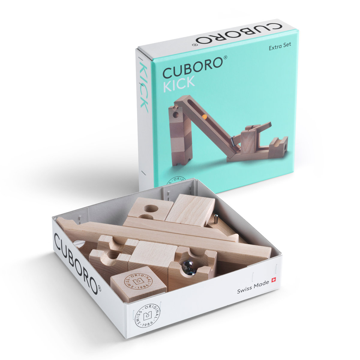 CUBORO Marble Run Extra Set – Expansion Sets in Various Versions