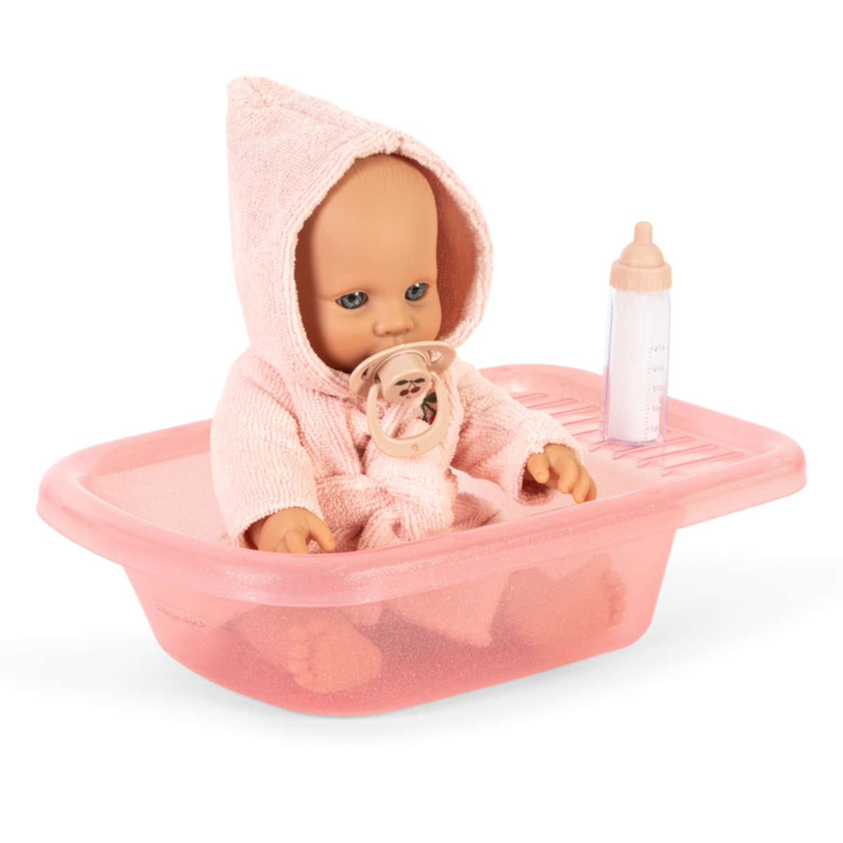 Konges Sløjd Isola Doll Bath Set – with Baby Doll, Bathtub & Accessories