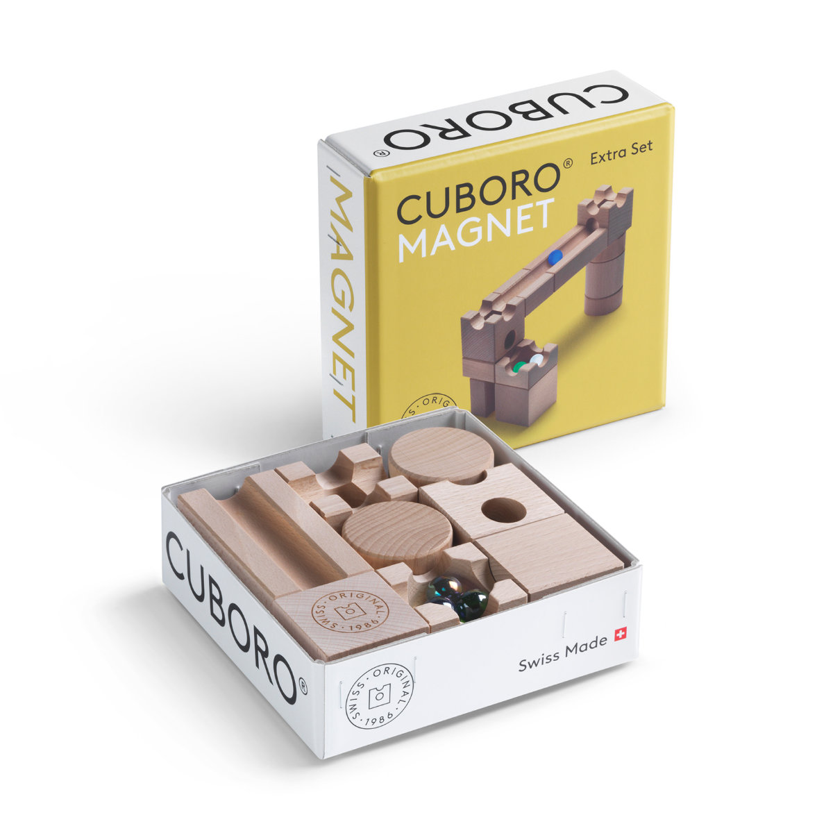 CUBORO Marble Run Extra Set – Expansion Sets in Various Versions