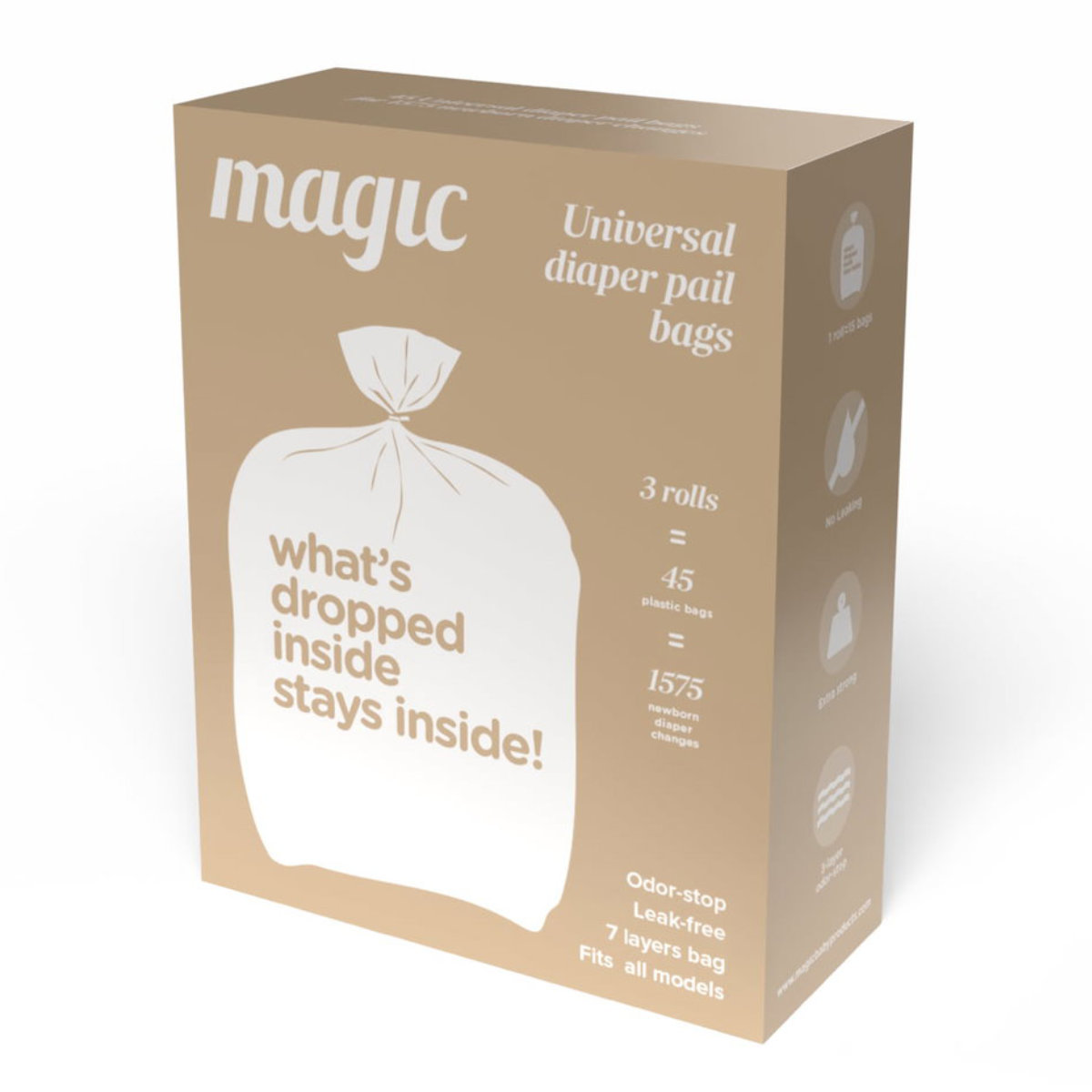 Magic Diaper Bag 3er Pack