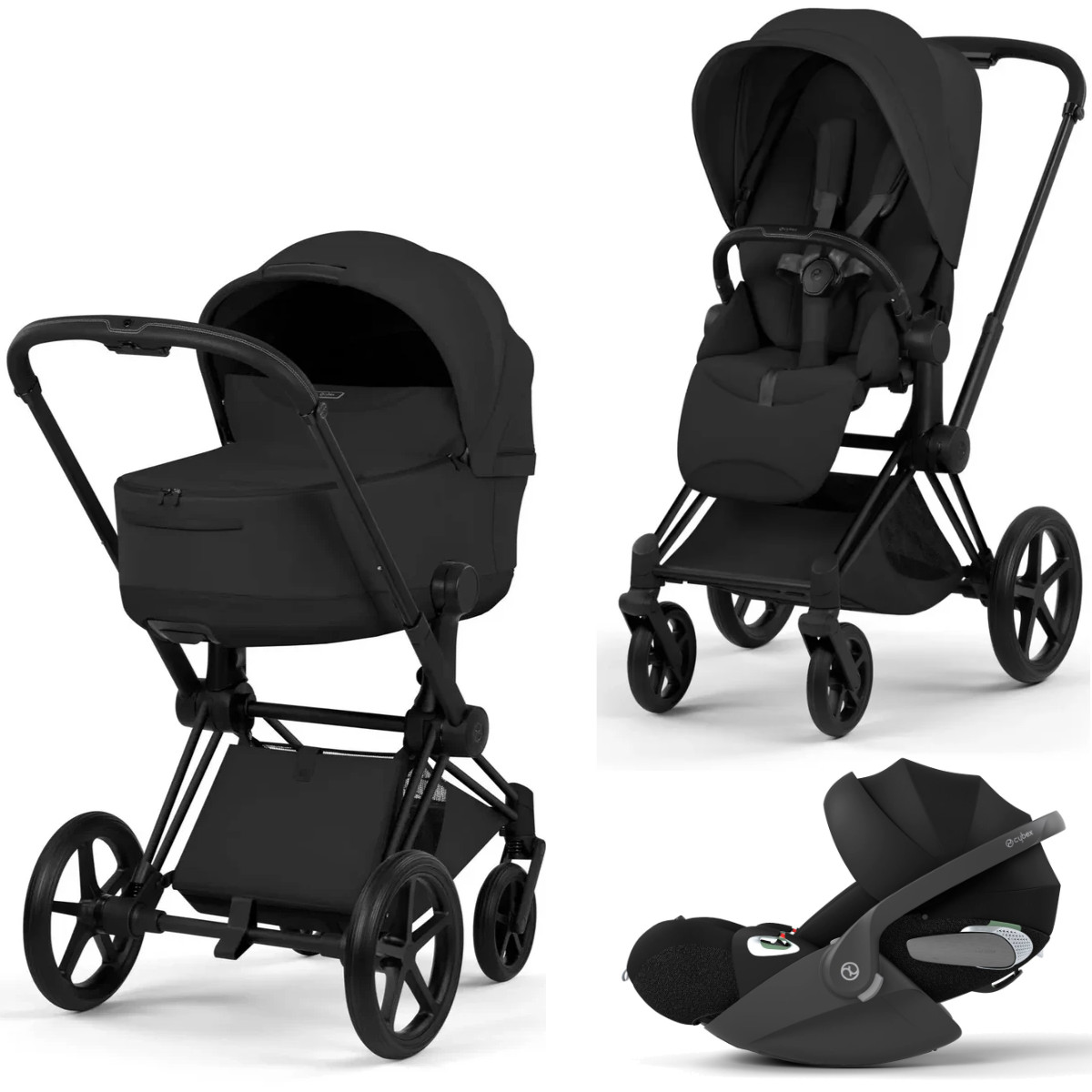 Cybex Priam 5 Style Stroller Set 3 in 1 incl. Cloud T i-Size Car Seat