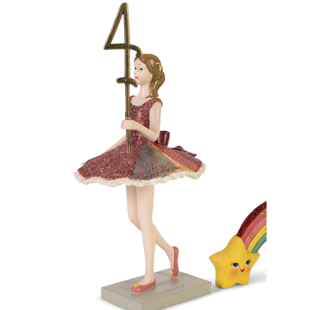 Konges Sløjd Unicorn Birthday Train – with Numbers & Candle Holders