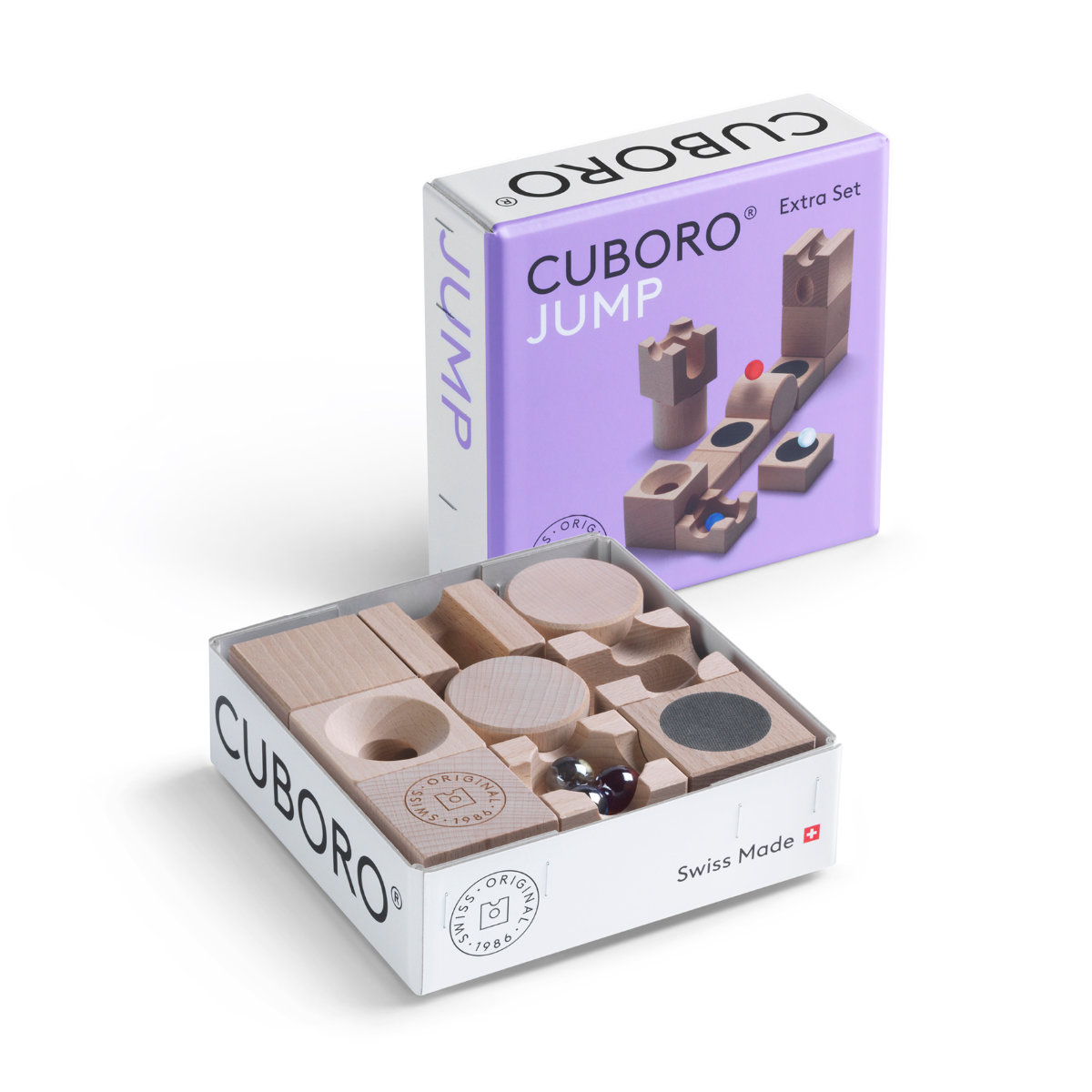 CUBORO Marble Run Extra Set – Expansion Sets in Various Versions