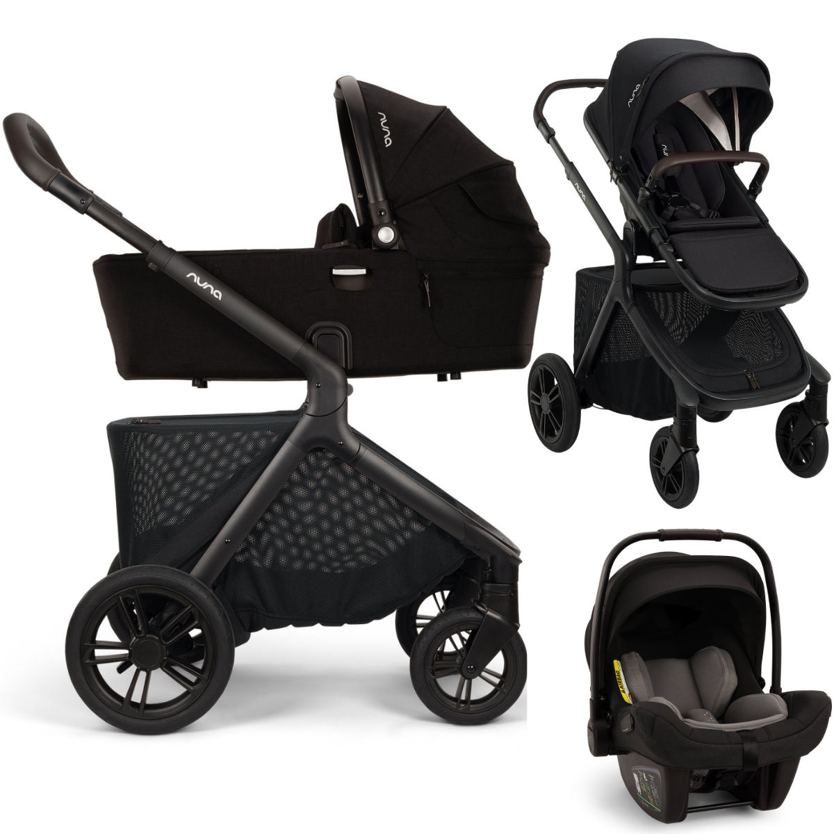 Nuna DEMI Icon 3-in-1 Stroller incl. Nuna PIPA Next i-Size Infant Car Seat