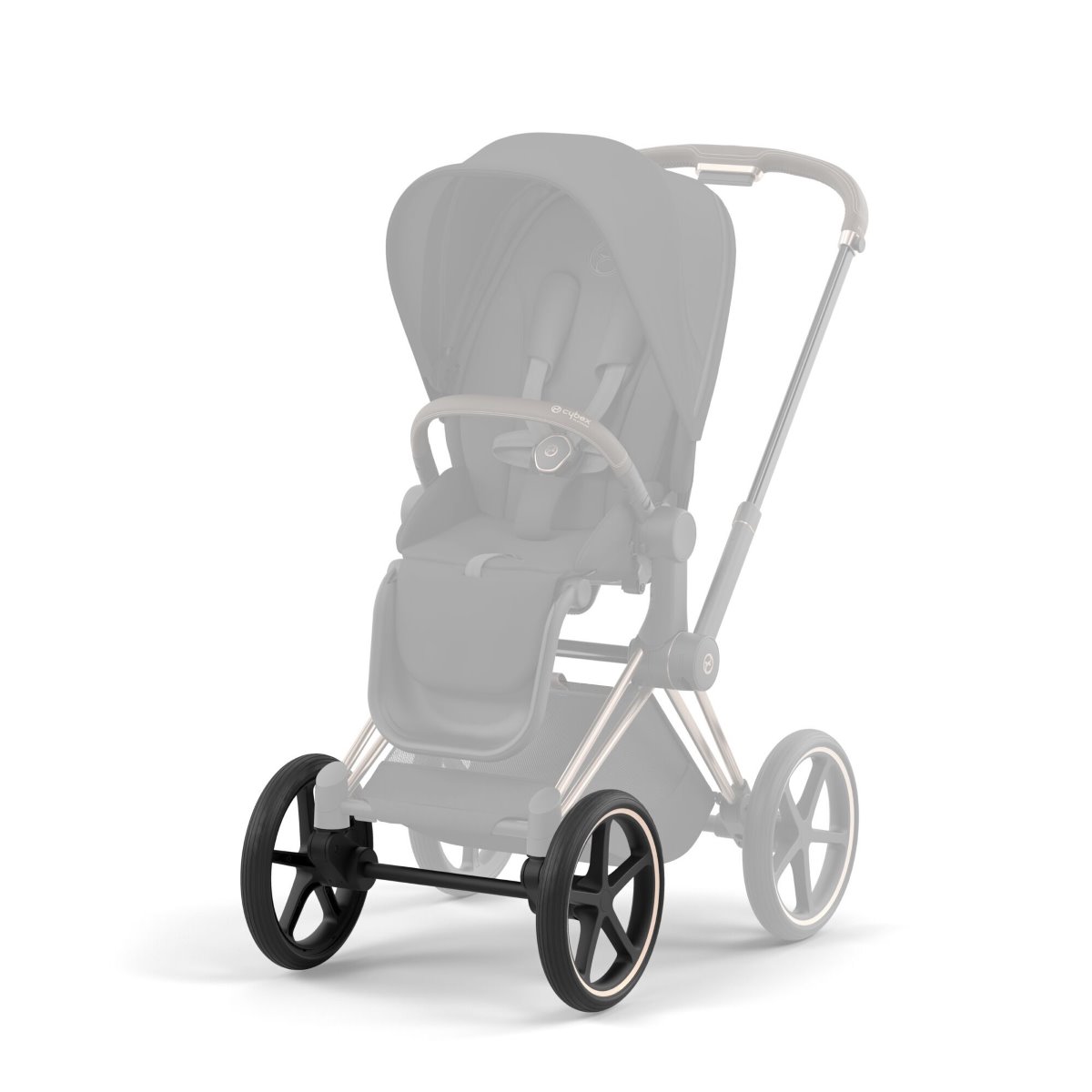 Cybex Priam off-road wheel set including adapter for terrain