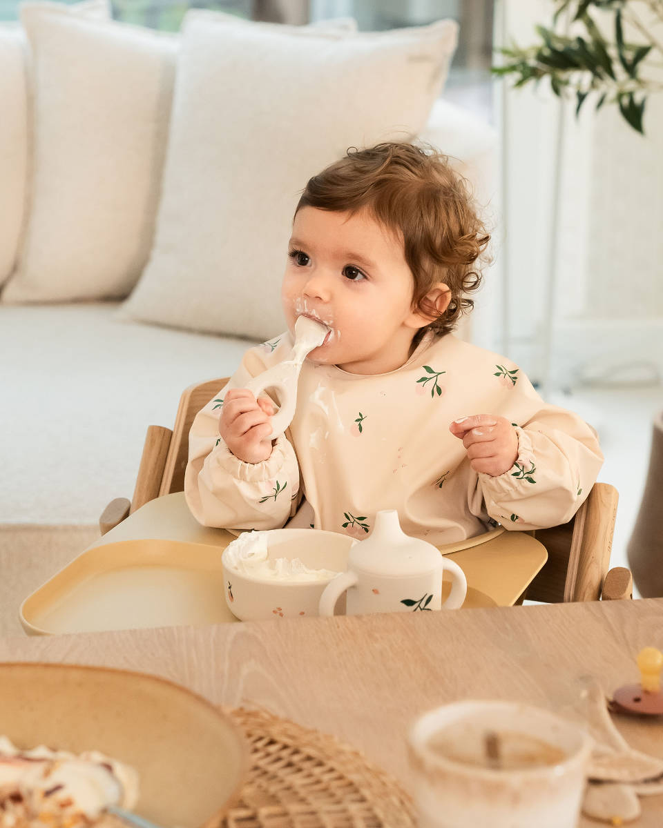 KAOS Klapp high chair made of wood, foldable