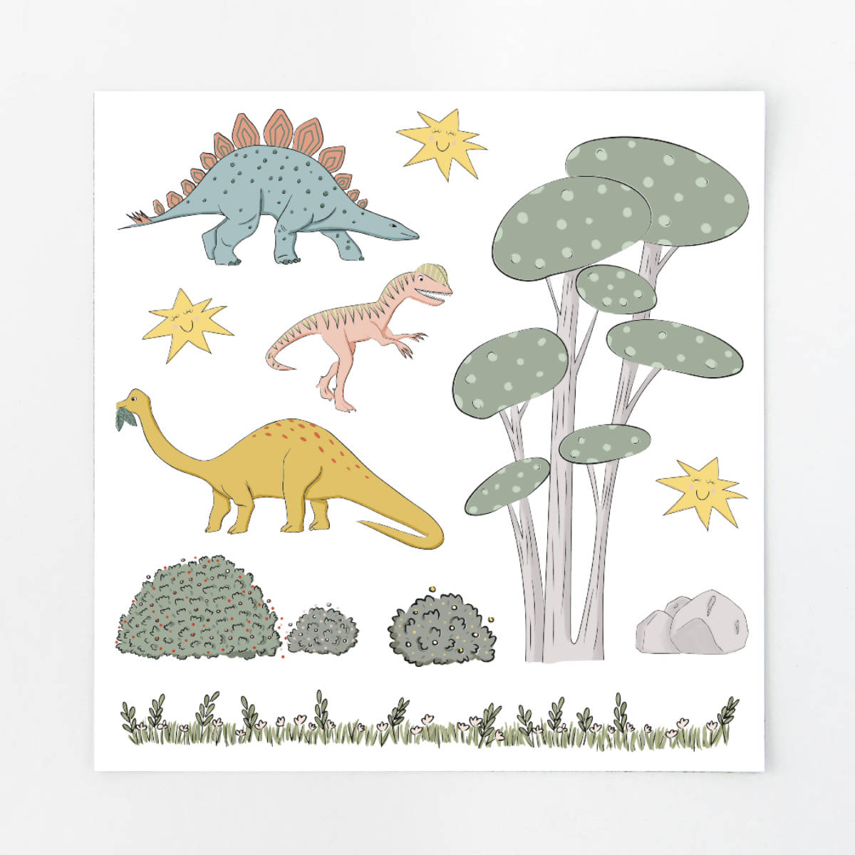 Ferflex Magnete JM_DINO mit Dinosaurier - Vorderansicht