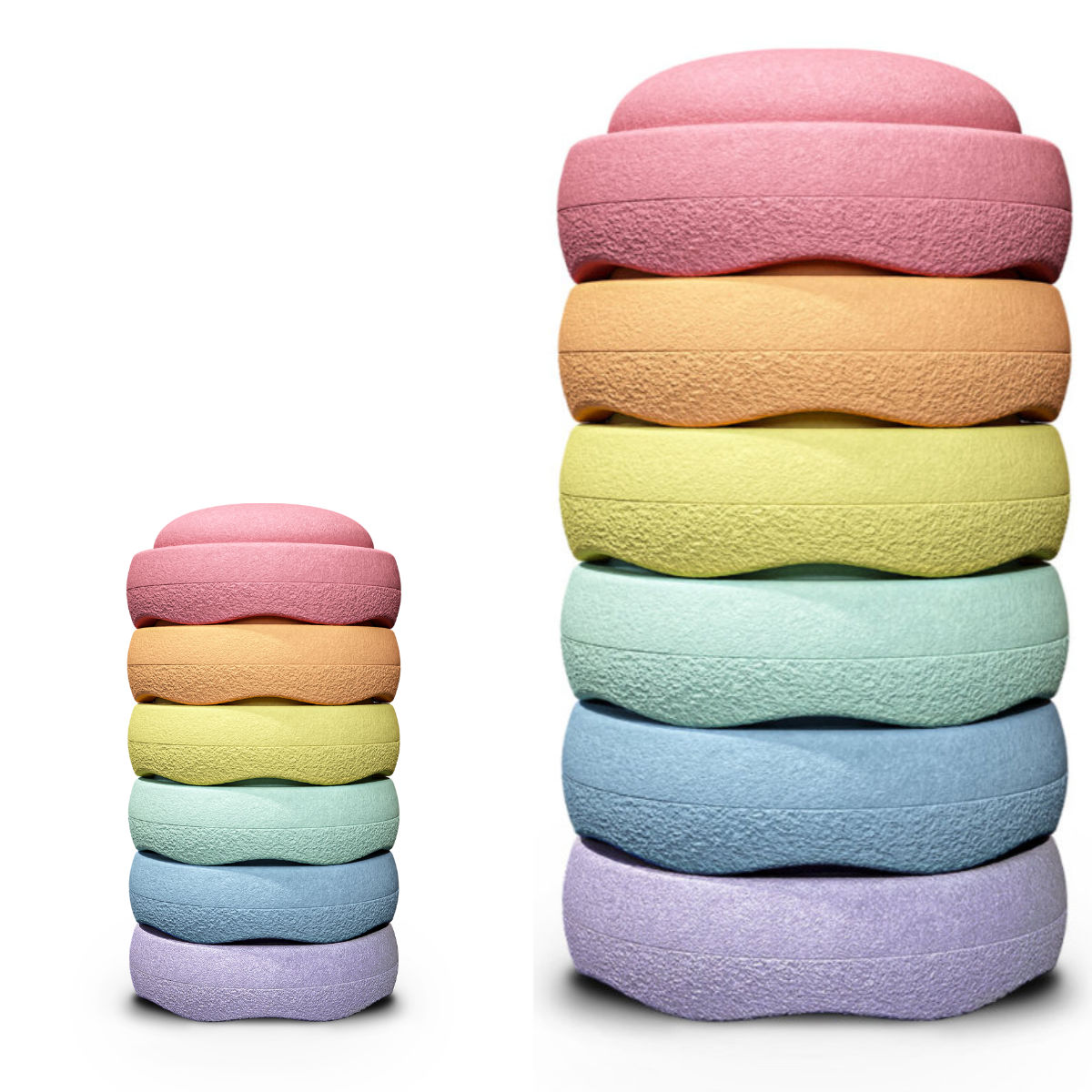 Stapelstein Mini Rainbow Pastel 6 pcs