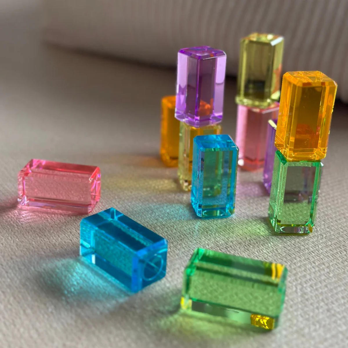 Bauspiel Pastel Lucent Blocks