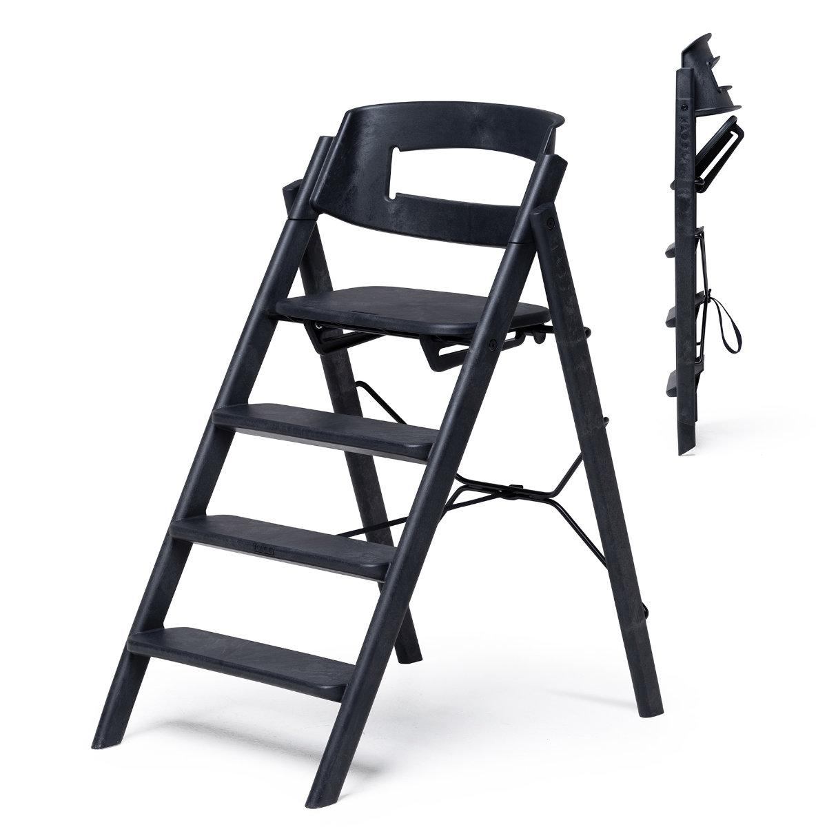KAOS Klapp High Chair made of 100% Recycled Plastic, Foldable