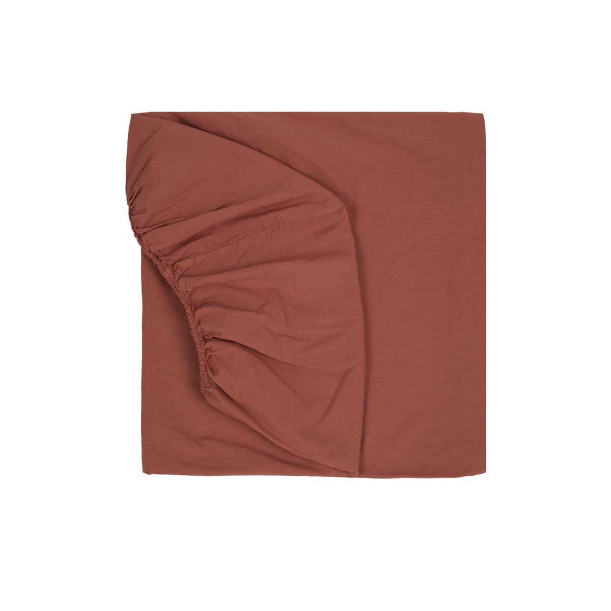 Nobodinoz Wabi Sabi fitted sheet plain 70x140x15 cm