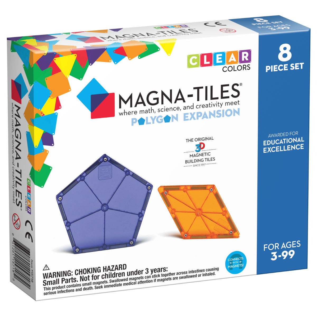 Magna-Tiles  Polygons – 8-Piece
