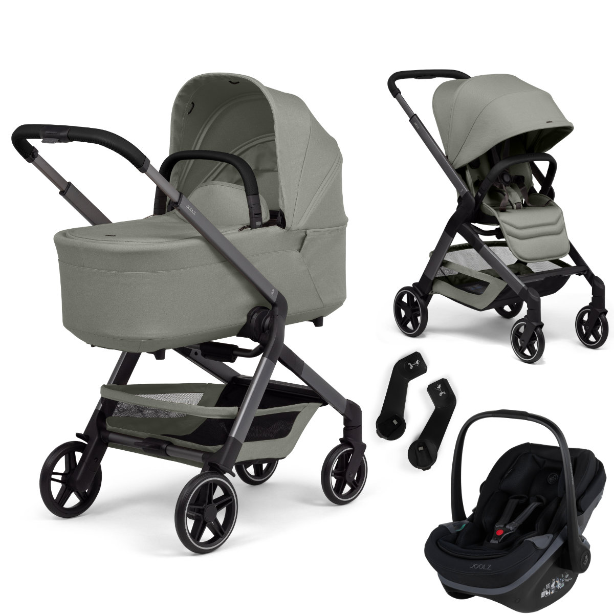 Joolz Hub2 Kinderwagen Set 3 in 1 inkl. Joolz x Maxi-Cosi Pebble Slide Pro i-Size Babyschale