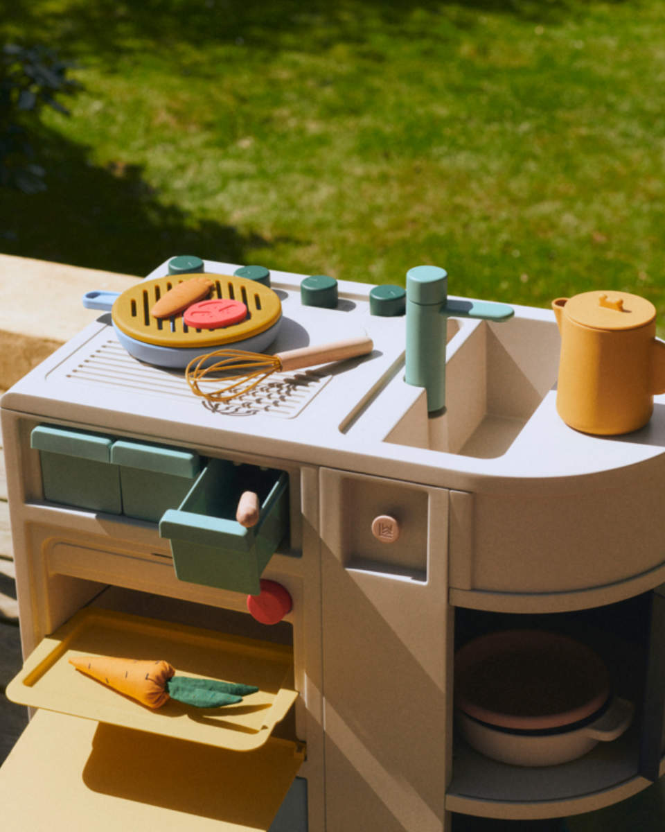 Liewood Elio Spielküchen-Set aus Silikon, 7-teilig