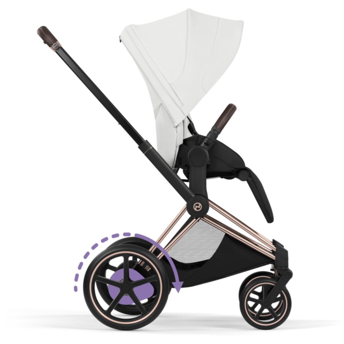 Cybex E-Priam 5 Style Stroller Set 3 in 1 incl. Cloud T i-Size Car Seat