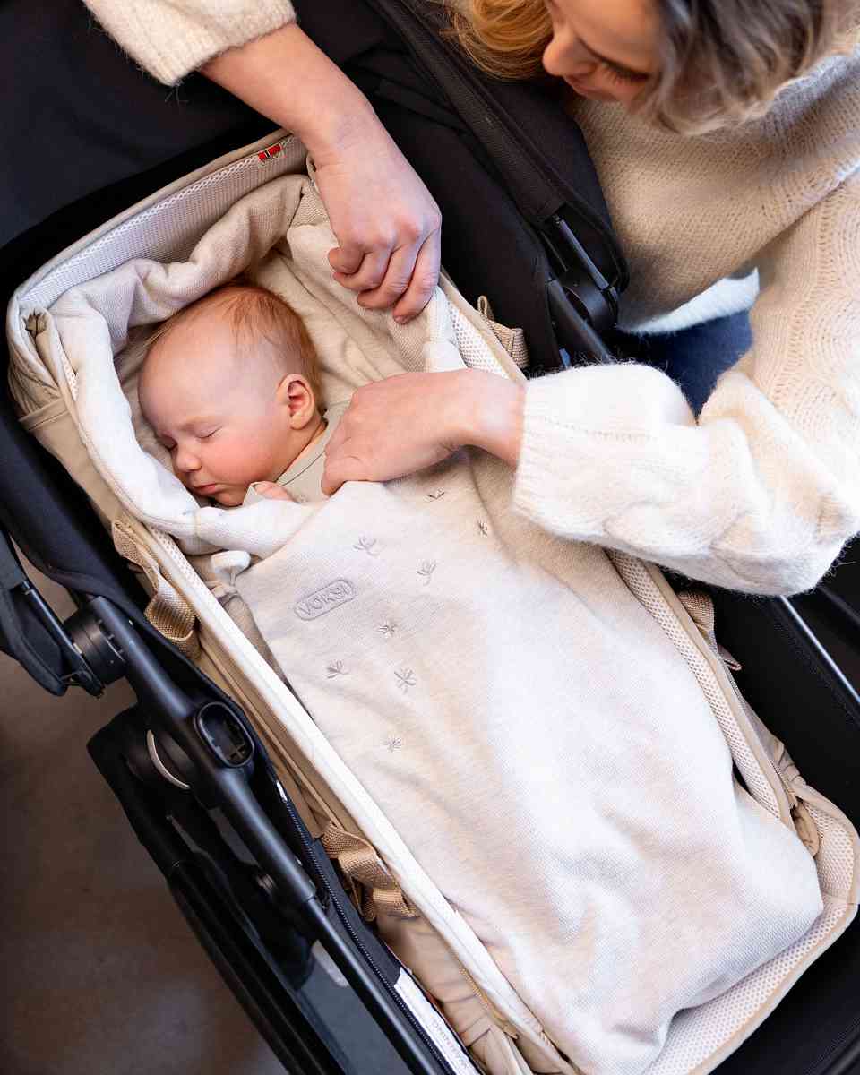 Voksi Wool Wrap Fußsack für Babys 0–6 Monate